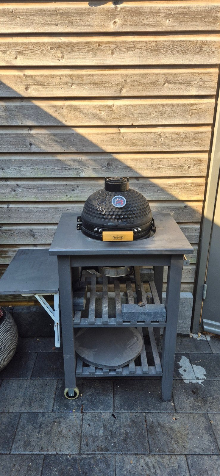 bucan komado bbq compact inclusief tafel, Tuin en Terras, Ophalen, Gebruikt, Buccan