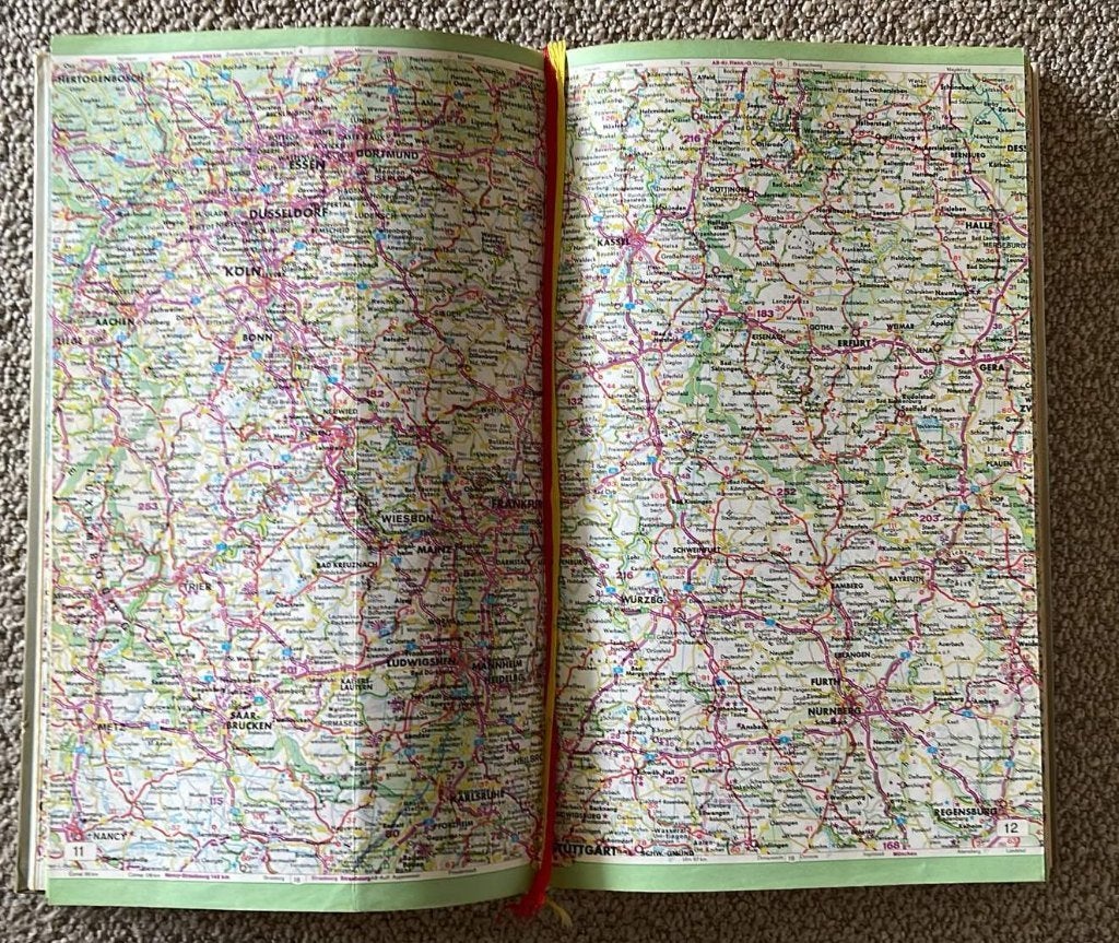 Boek: Grote Lekturama Wegenatlas, Boeken, Gelezen, Overige atlassen, 1800 tot 2000, Europa Overig