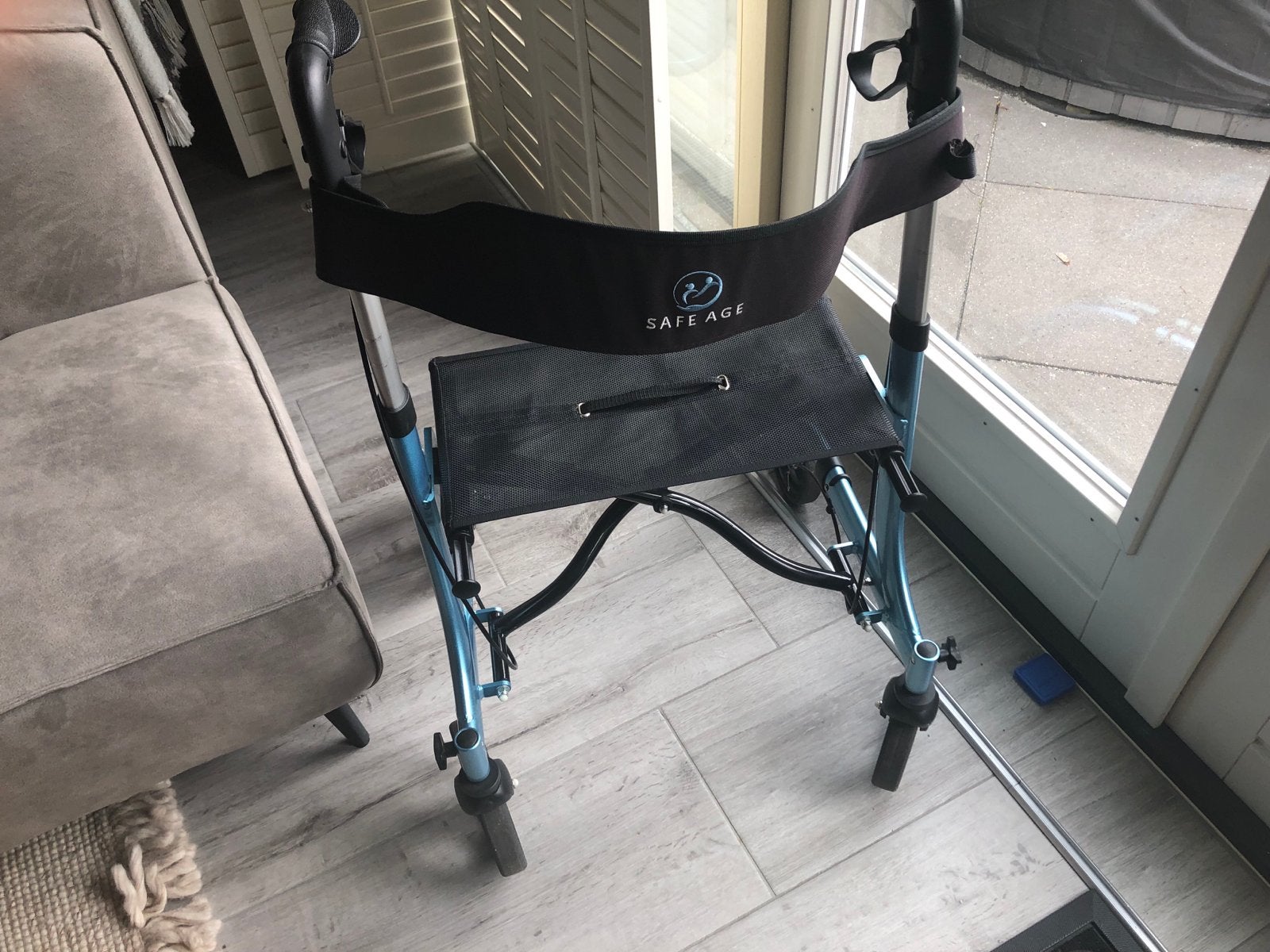 Safe age opvouwbare lichtgewicht rollator met zitje, Ophalen, Lichtgewicht