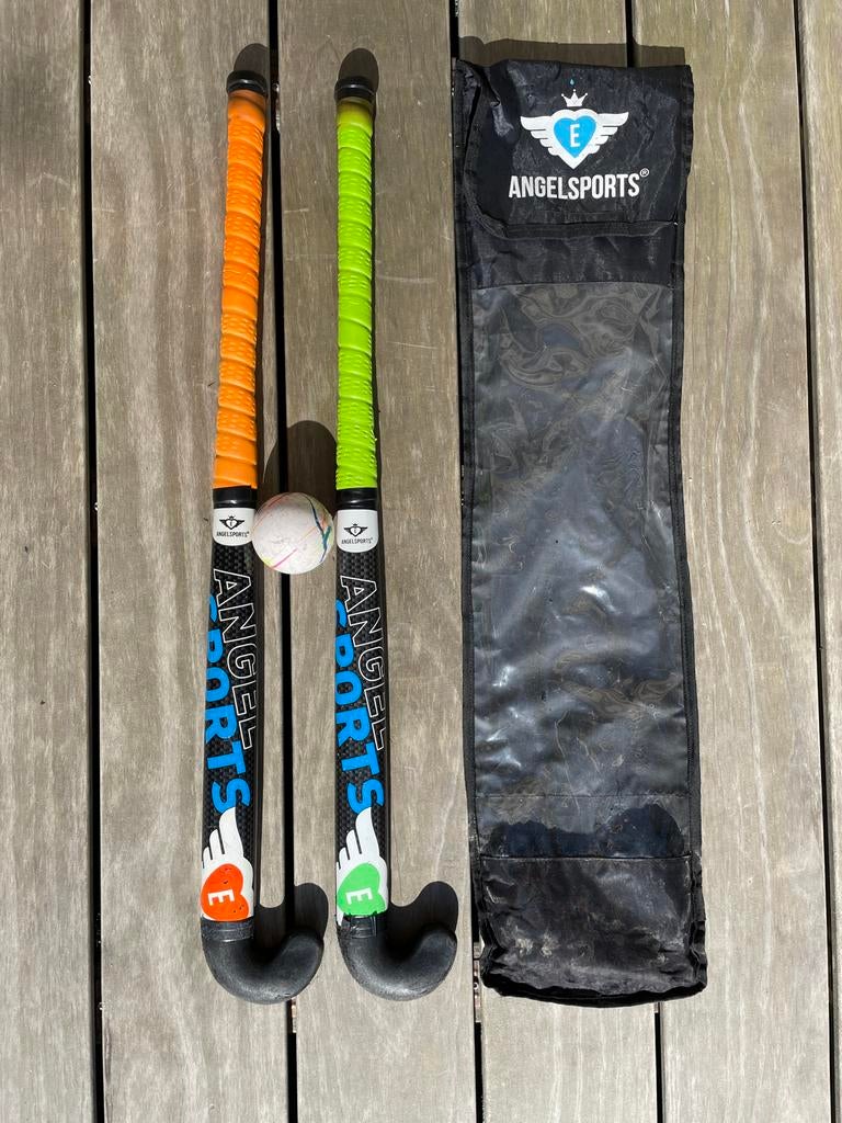 Angel Sports hockeystickset met bal en tas, Kinderen en Baby's, Ophalen, Gebruikt