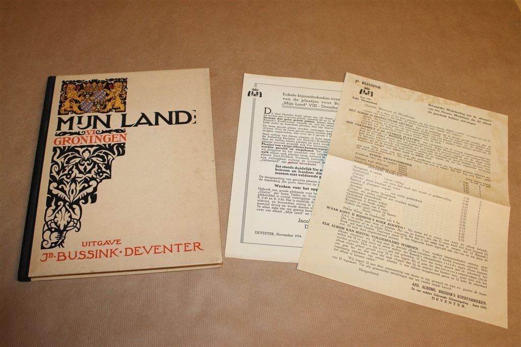 Groningen — Plaatjesalbum Bussink Koek [1932], Ophalen of Verzenden, Gelezen