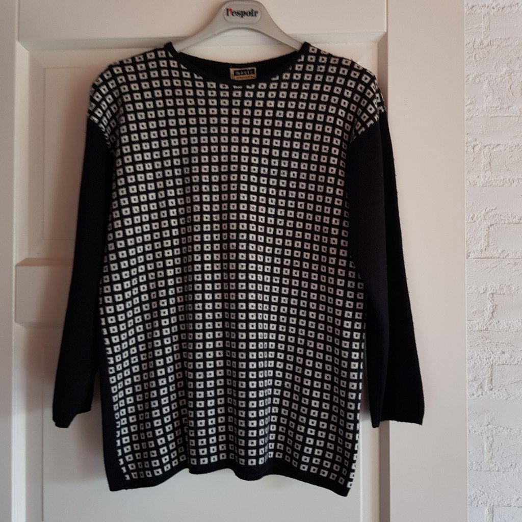 Dames trui M&S Mode maat 38/40, Maat 38/40 (M), Zwart, Ophalen of Verzenden, Zo goed als nieuw