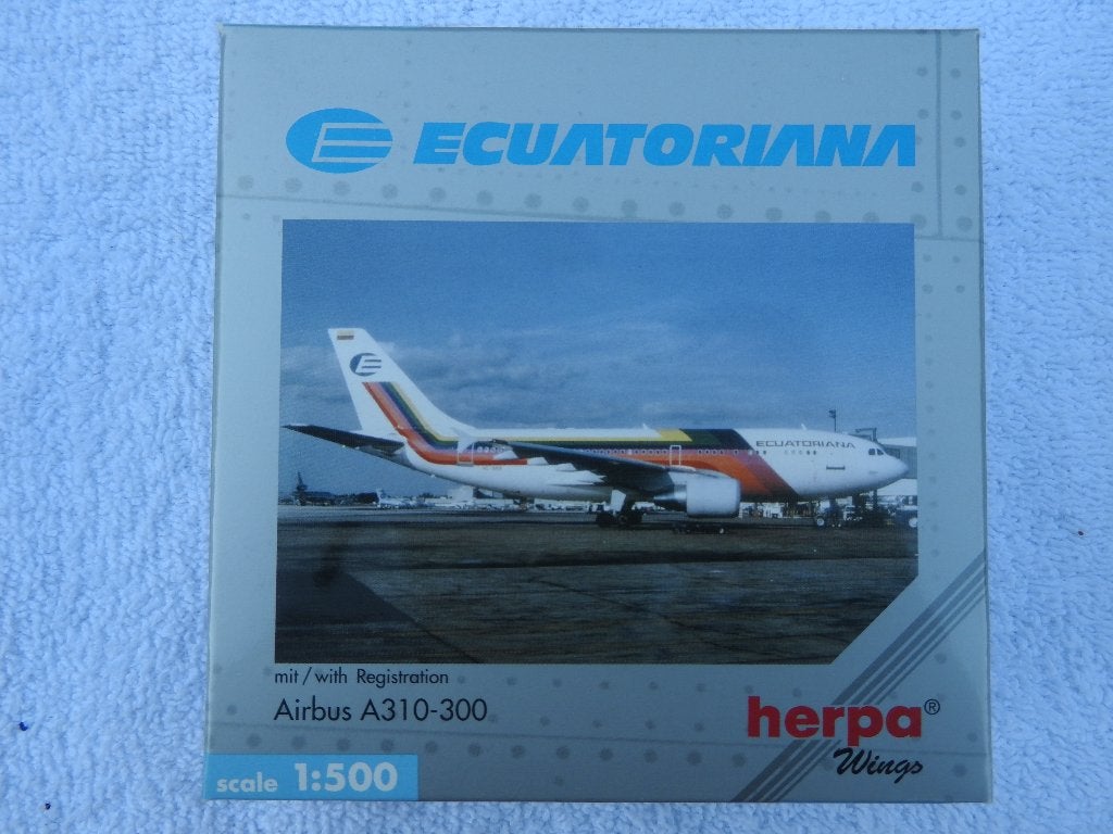 Ecuatoriana A310-300 1:500, Ophalen of Verzenden, Nieuw, Schaalmodel