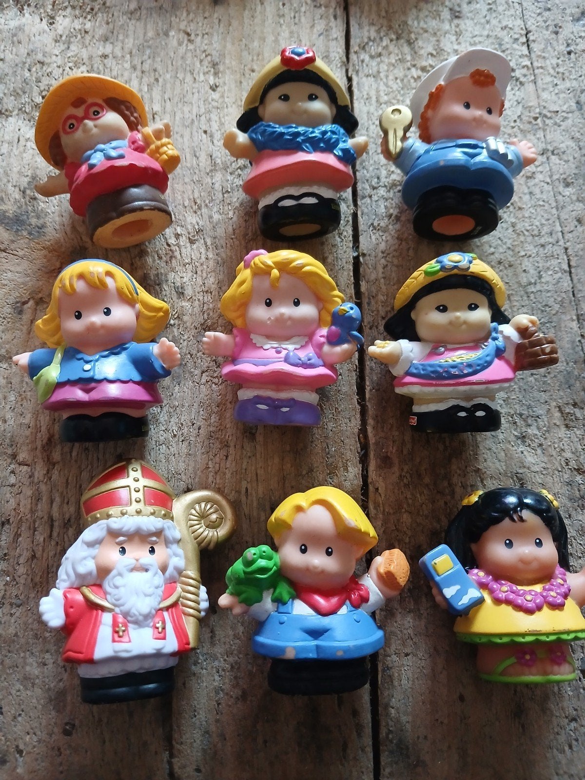 Fisher-Price Little People figuren set (9 stuks), Ophalen of Verzenden, Gebruikt
