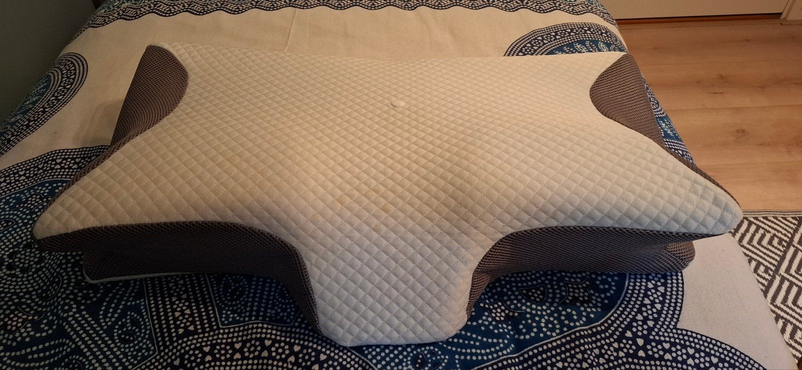 Ergonomisch vlinderkussen van traagschuim, Overige merken, Wit, Ergonomisch, Hoofdkussen