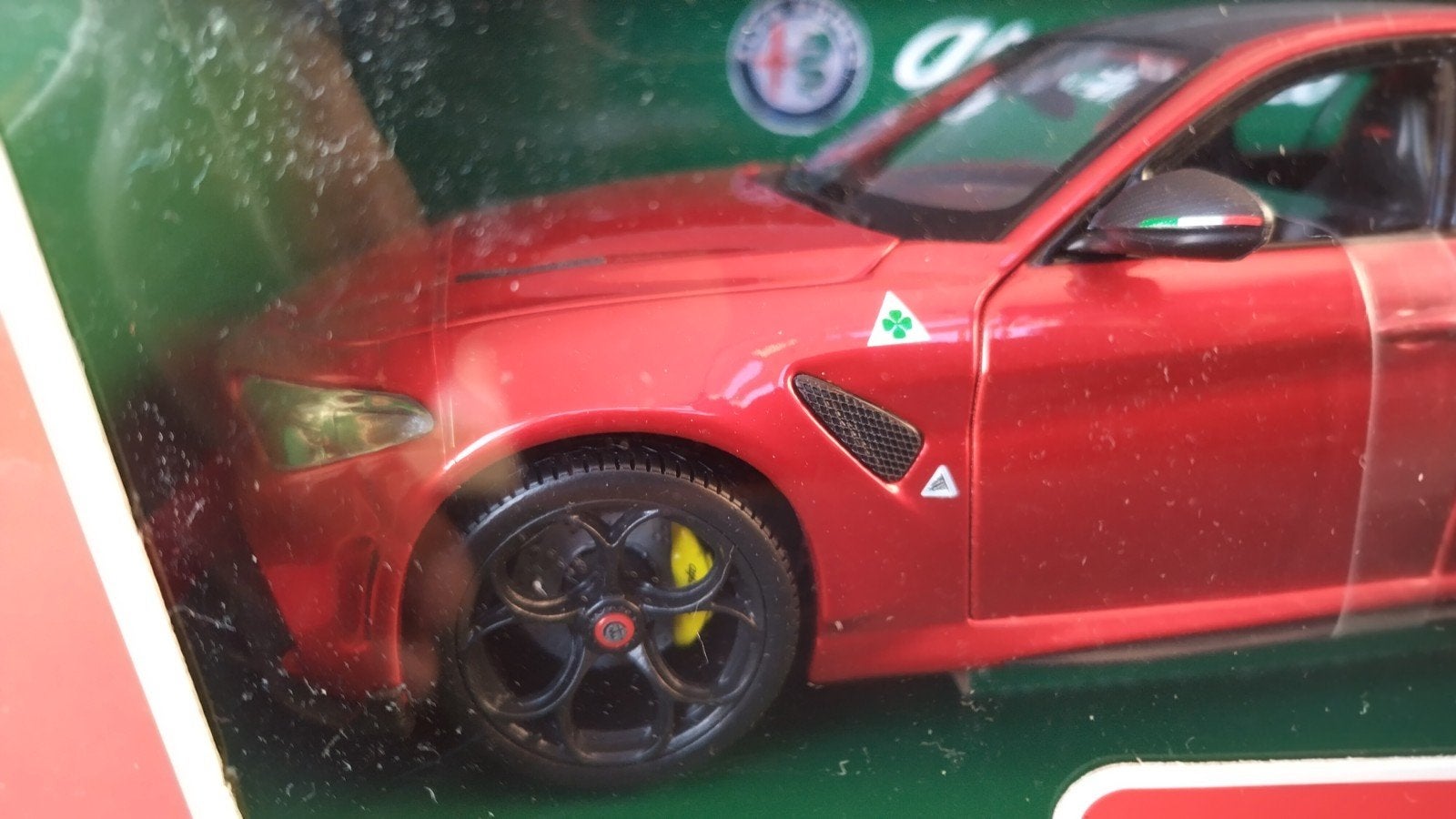 Alfa Romeo Giulia GTam rosso 1:18 Bburago Burago Pol, Auto, Verzenden, ., Nieuw
