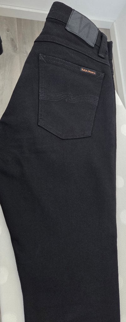Nudie heren jeans zwart 30/32 nieuw, Nudie Jeans, Zwart, Nieuw, W32 (confectie 46) of kleiner