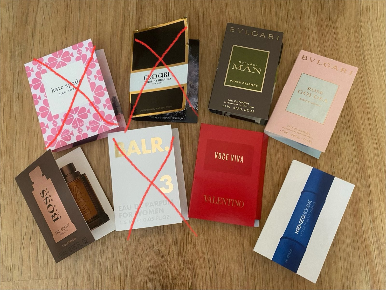 Parfum samples/proefjes - Bvlgari, Valentino, Kenzo, Boss, Verzenden, Nieuw