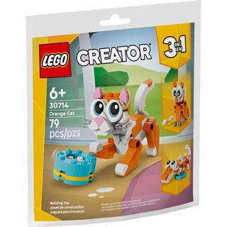 Lego Creator: 30714 Oranje Kat (polybag), ., Nieuw, Ophalen of Verzenden, .