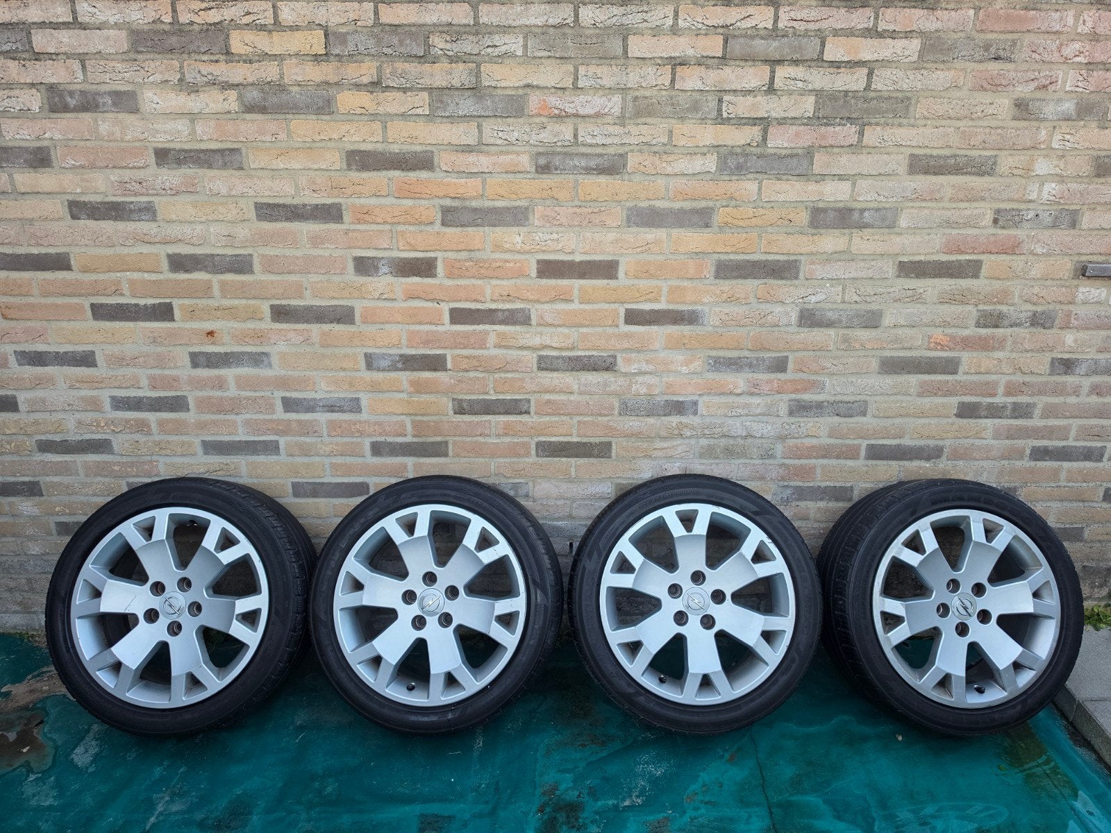 Velgen Opel OPC Zafira A met zomerbanden - 225/45 R17, Auto-onderdelen, Ophalen, Gebruikt, Banden en Velgen, 17 inch