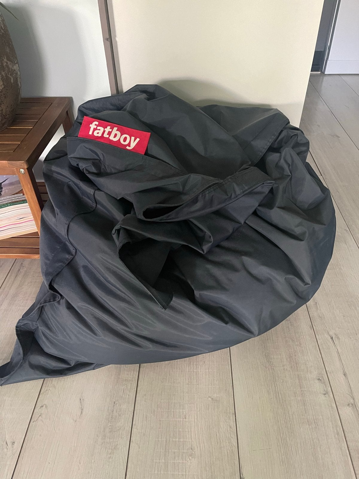 Originele Fatboy zitzak in zeer goede staat, Ophalen, Zo goed als nieuw, Grijs, Zitzak