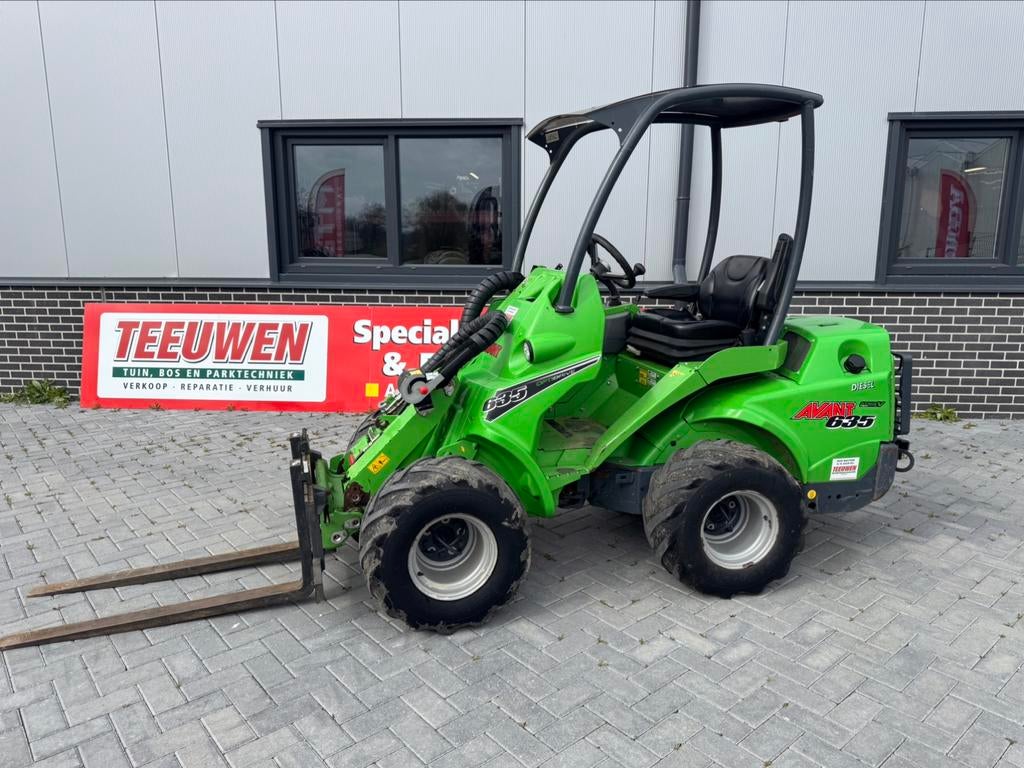 Avant 635 shovel, Teeuwen Tuinmachines, Verkoop@teeuwentuinmachines.nl, Ophalen of Verzenden, Mertstraat 5 Zuilichem