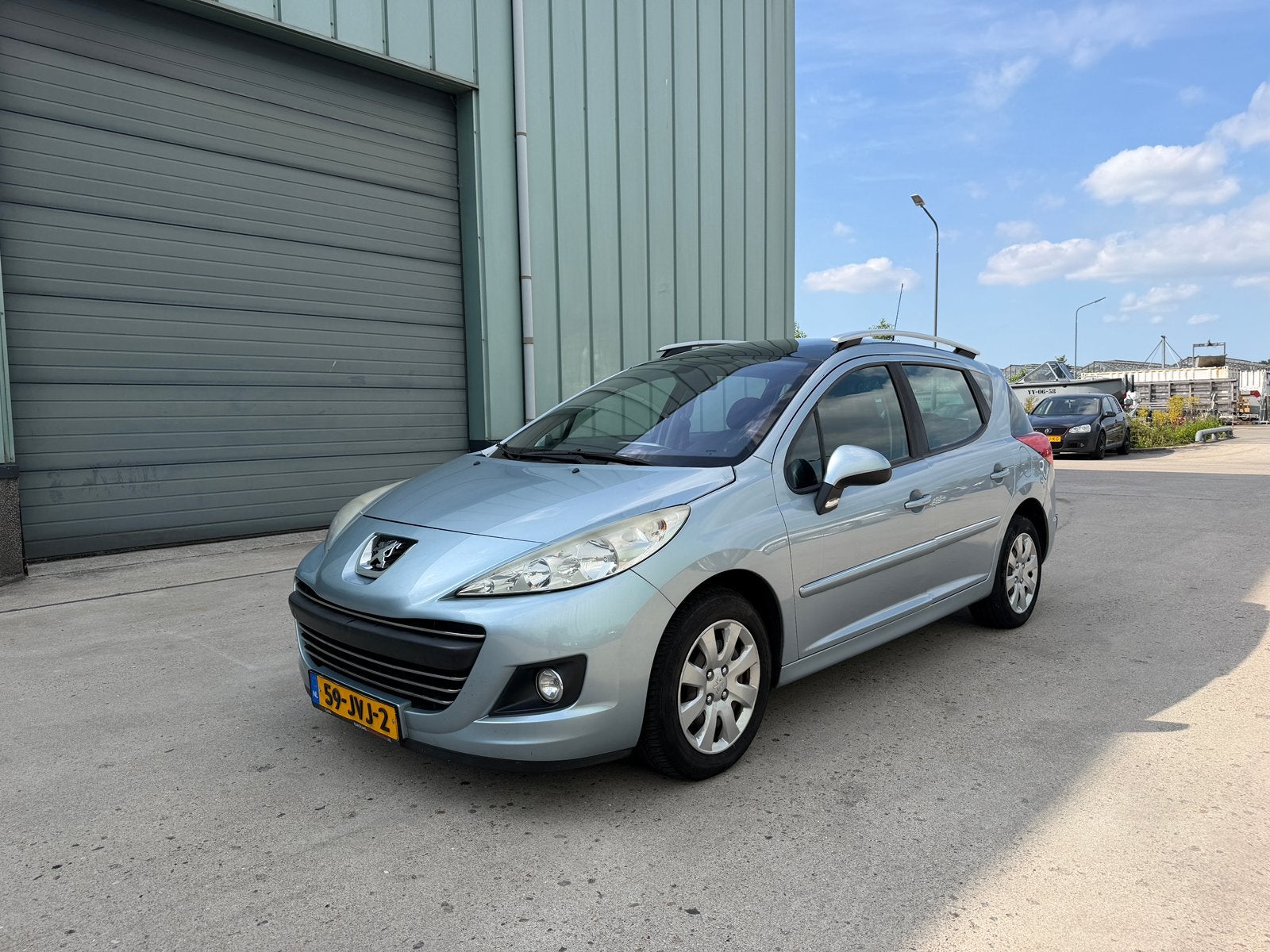 Peugeot 207 1.4 95pk 2009 Blauw airco apk panoramadak, Auto's, Peugeot, Voorwielaandrijving, Stof, Zwart, Blauw