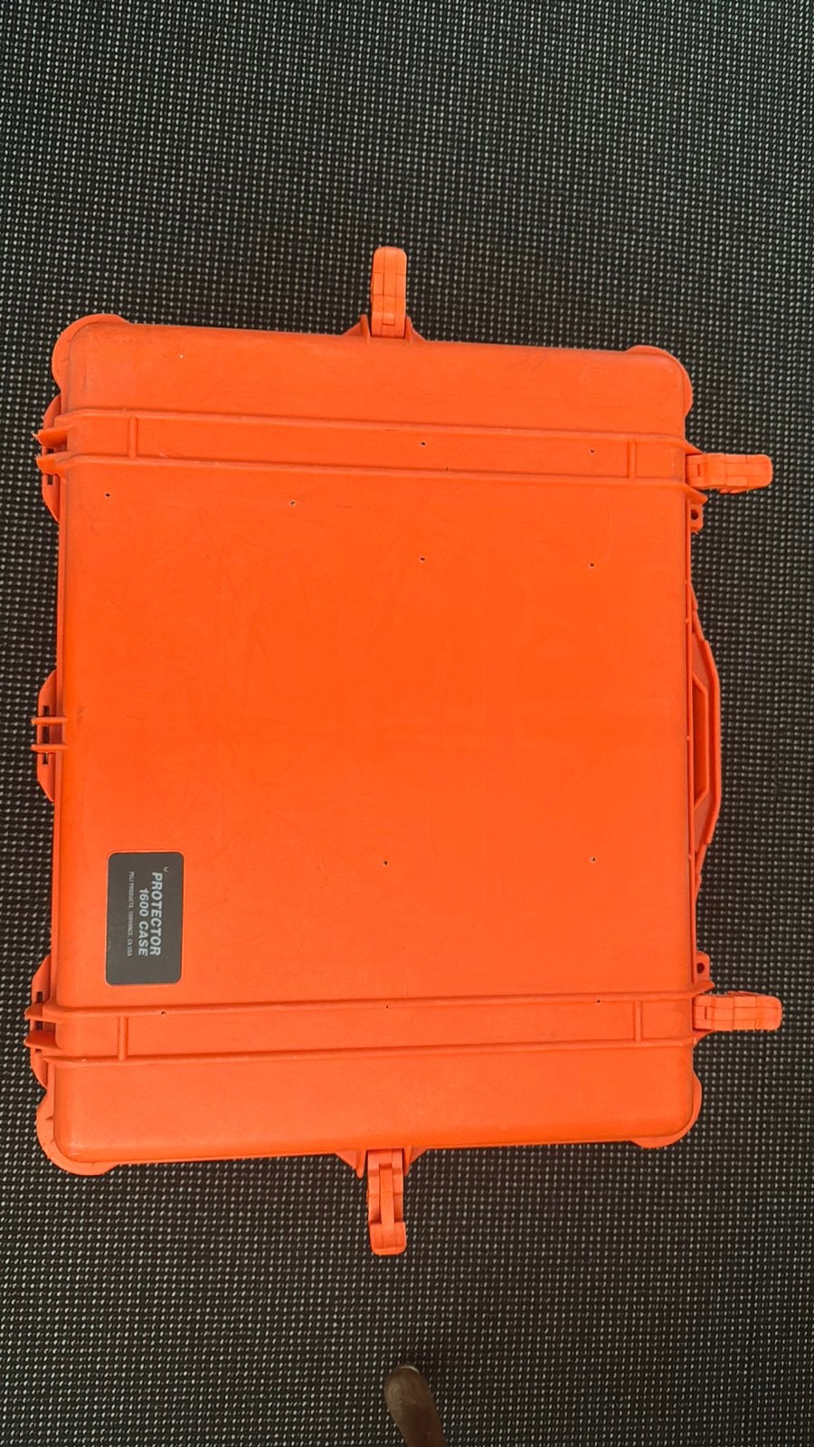 Peli protector 1600 Case, Ophalen, Gebruikt, Koffer, Oranje