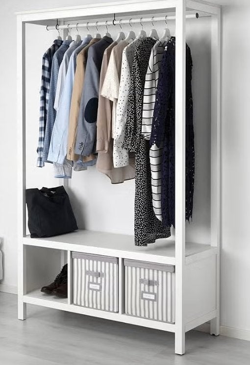 Ikea Hemnes open kast kledingkast, Ophalen, Gebruikt, 100 tot 150 cm, 150 tot 200 cm
