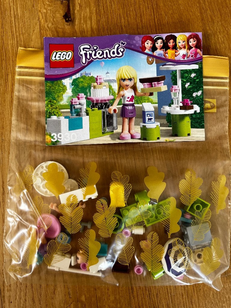 [3930] Lego Friends Stephanie's buitenkeuken, Gebruikt, Lego, Friends, Ophalen of Verzenden