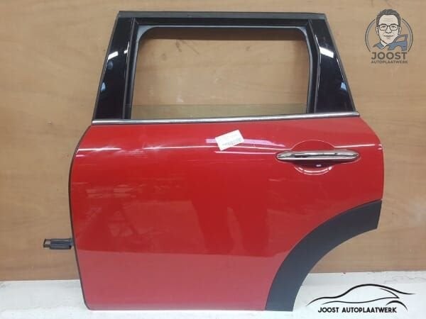 Deur Linksachter Mini Clubman F54 v.a 2015 Chili Red 851, Gebruikt, -, Deur, Ophalen of Verzenden