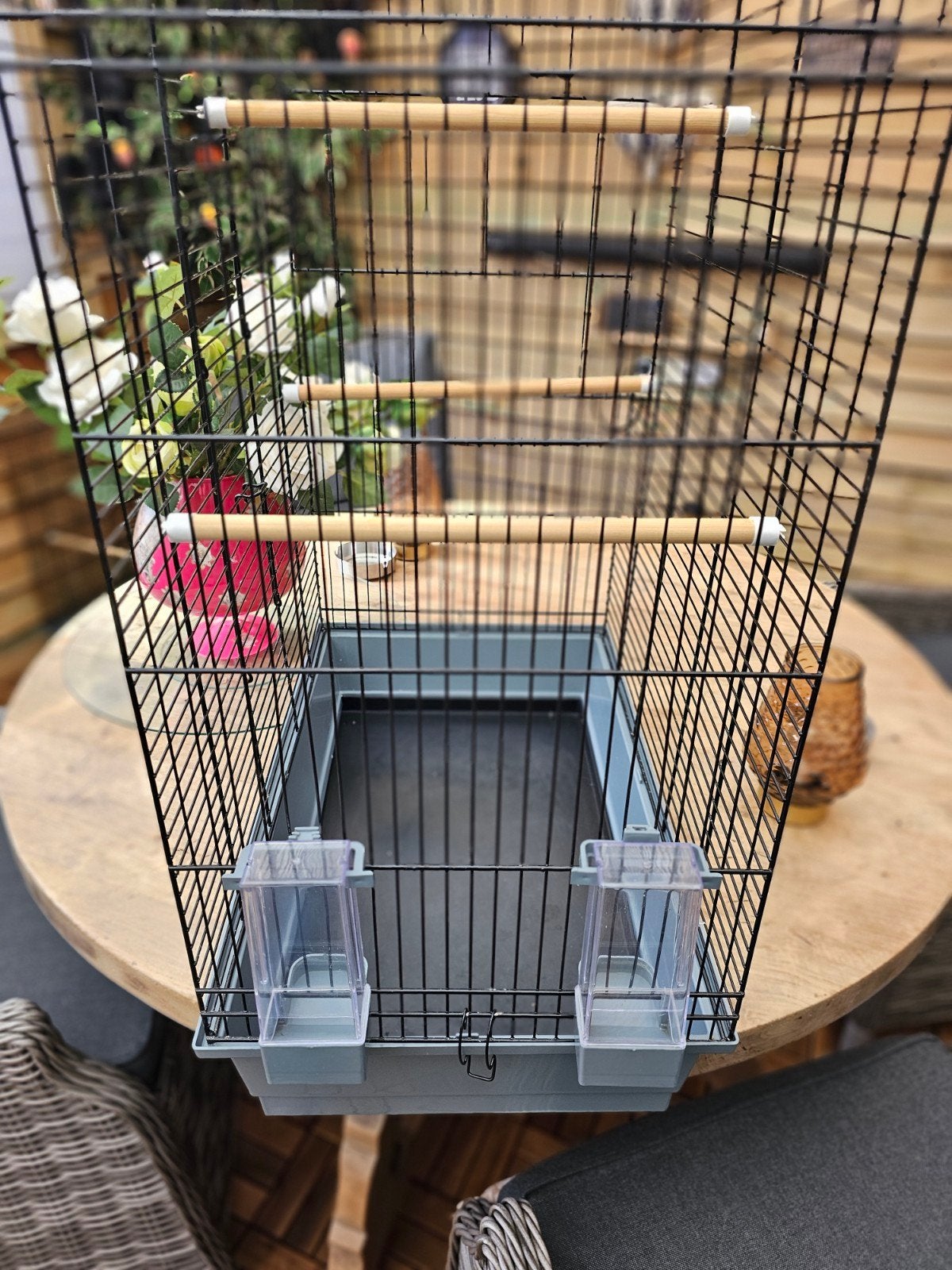 te koop zo goed als nieuwe vogelkooi, Ophalen, Zo goed als nieuw, Minder dan 75 cm, 65 tot 100 cm