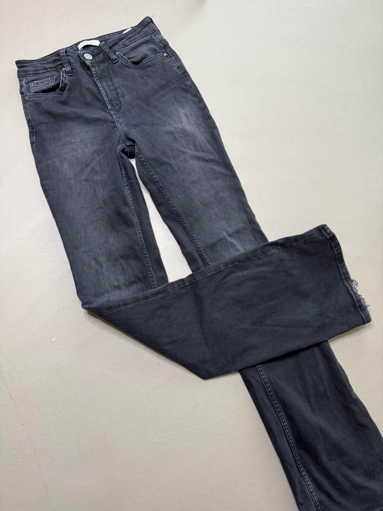 Costes Jill high rise flare maat 26/34, Kleding | Dames, Ophalen of Verzenden, Zo goed als nieuw, Grijs, W27 (confectie 34) of kleiner