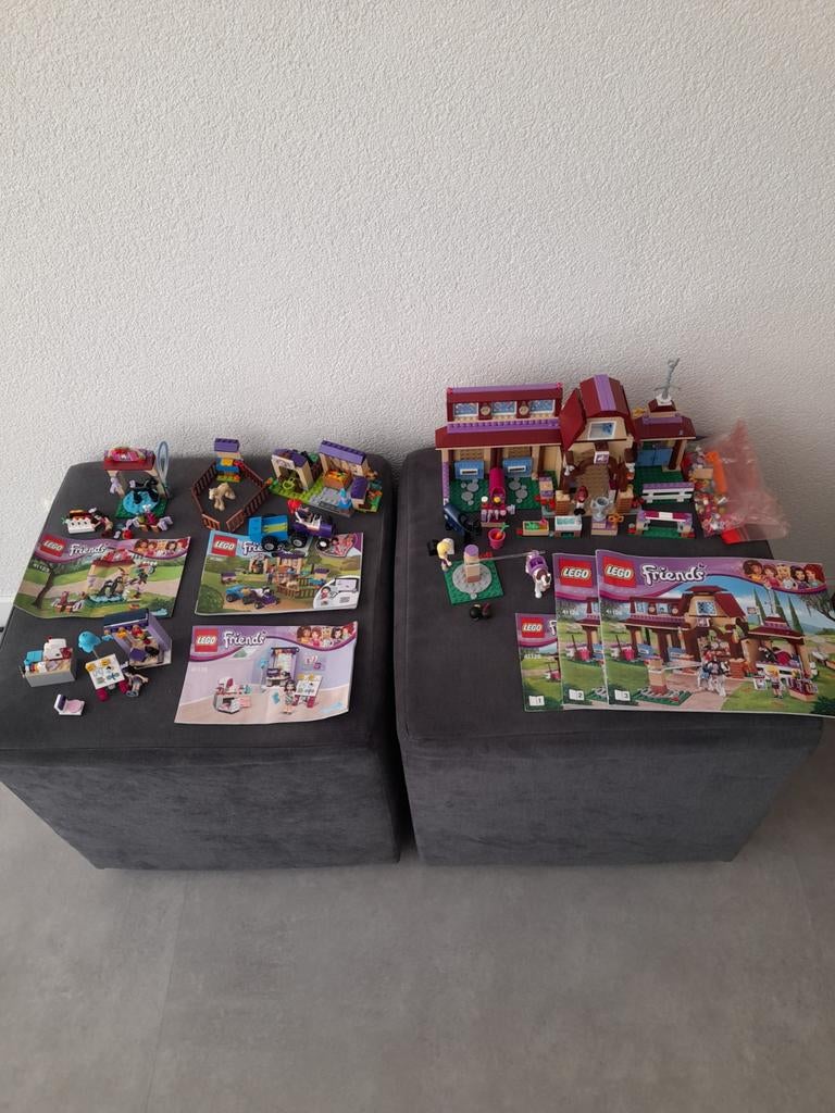 4 LEGO Friends sets: 41126, 41361, 41123, 4115 - Compleet!, Ophalen of Verzenden