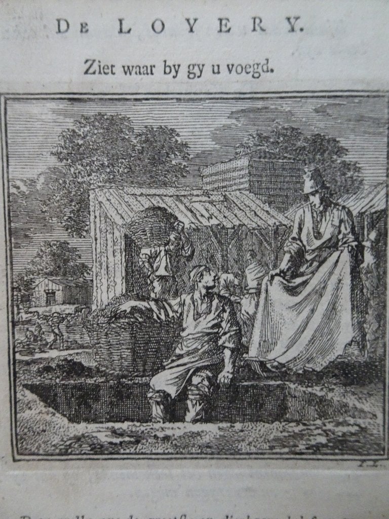 gravures leerlooier en leerbewerker J, en C. Luyken 18e eeuw, 1800 - 1899, Verzenden, Portret, Gravure
