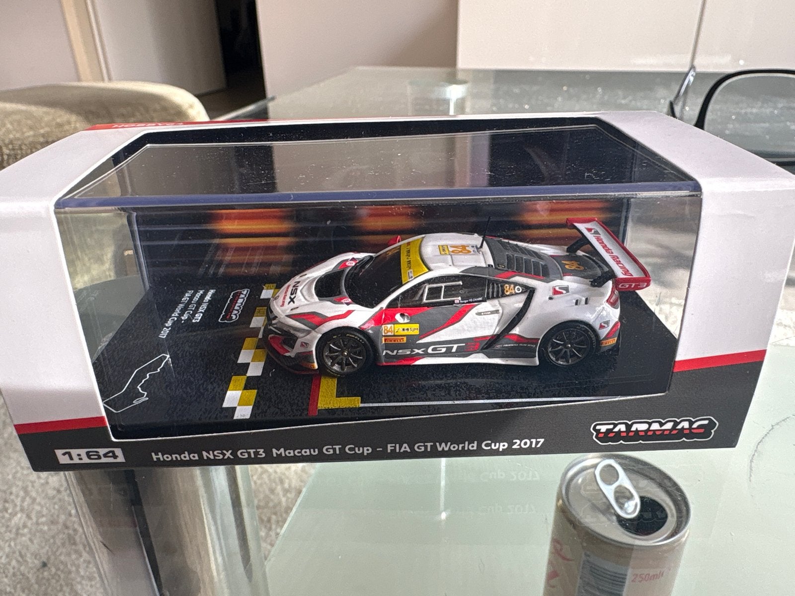 Tarmac Works Honda NSX GT3 Macau GT Cup 2017 Renger van der, Ophalen of Verzenden, Nieuw, Overige typen