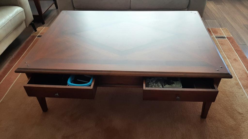 Salontafel noten-kleur, Huis en Inrichting, Ophalen, 100 tot 150 cm, 50 tot 100 cm, Minder dan 50 cm
