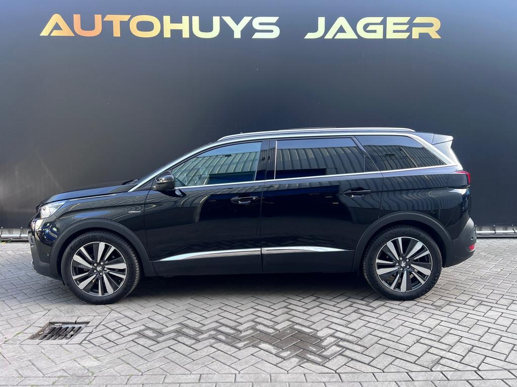 Peugeot 5008 1.6 PureTech GT-Line - Pano - Virtual - Camera, Automaat, Zwart, 4 cilinders, Zwart