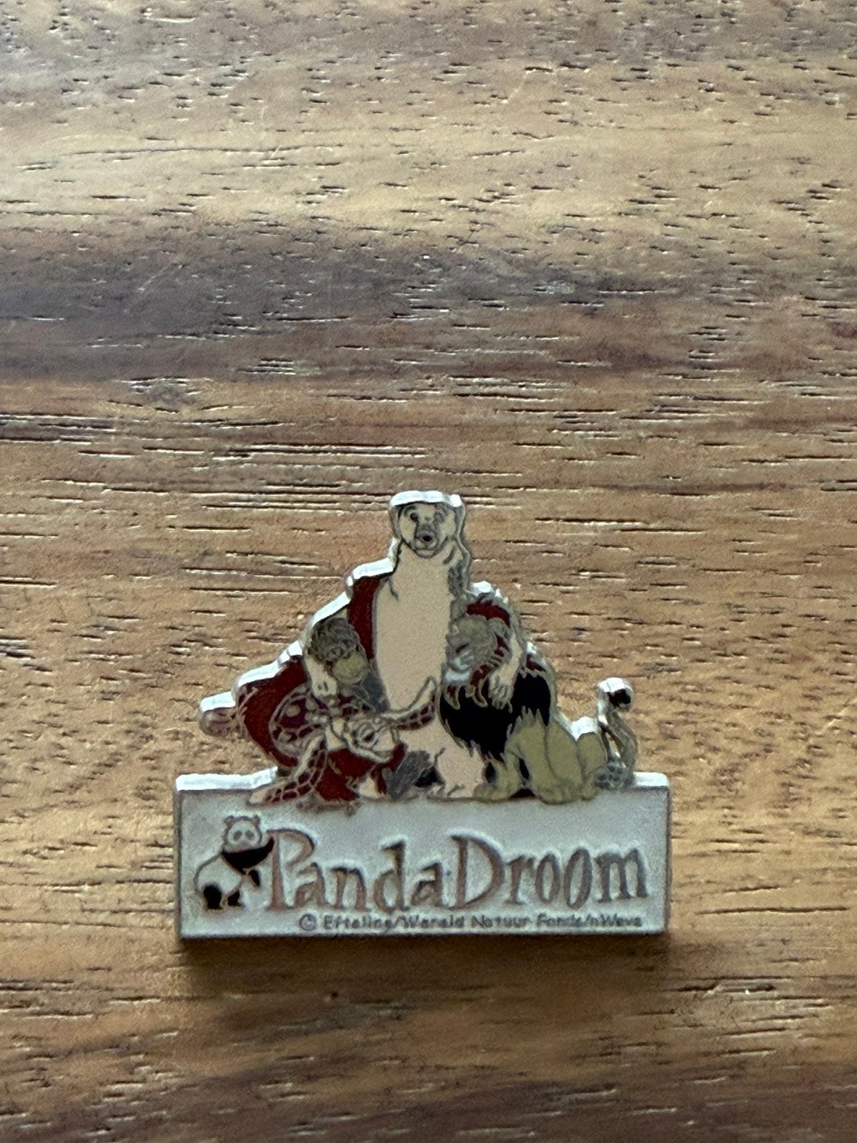 Efteling pin Pandadroom familie, Verzamelen, Ophalen of Verzenden, Zo goed als nieuw, Button of Speldje