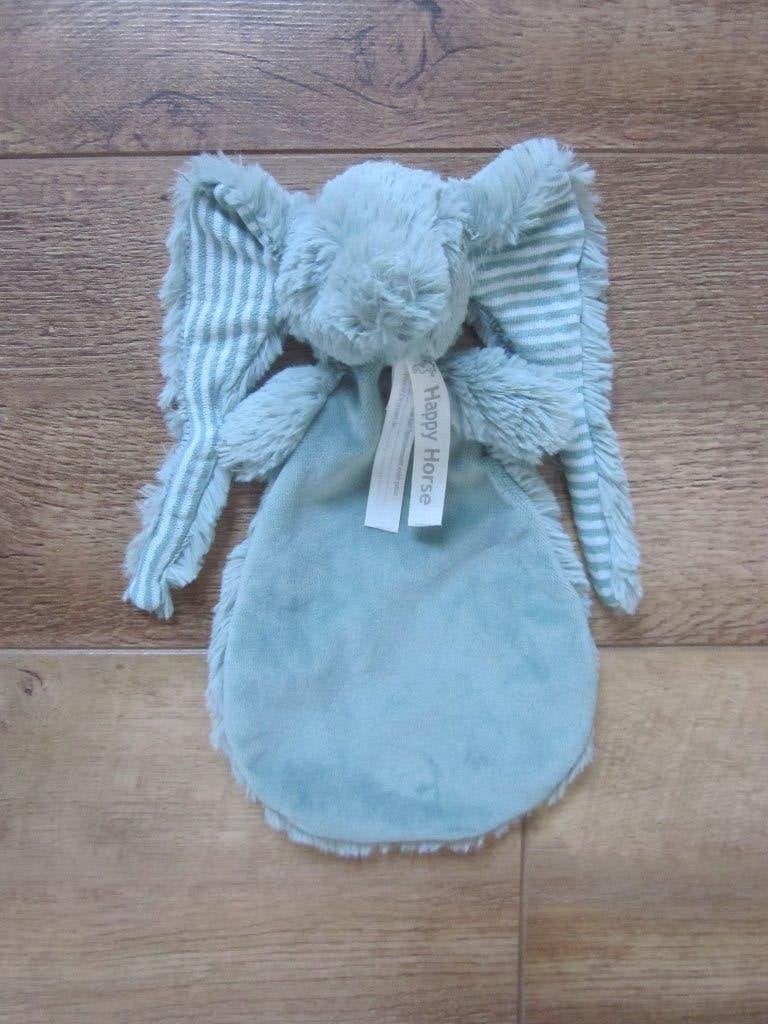 Happy Horse zacht pluche groen olifant knuffeldoekje PO5031, Kinderen en Baby's, Speelgoed | Knuffels en Pluche, Groen, Overige karakters