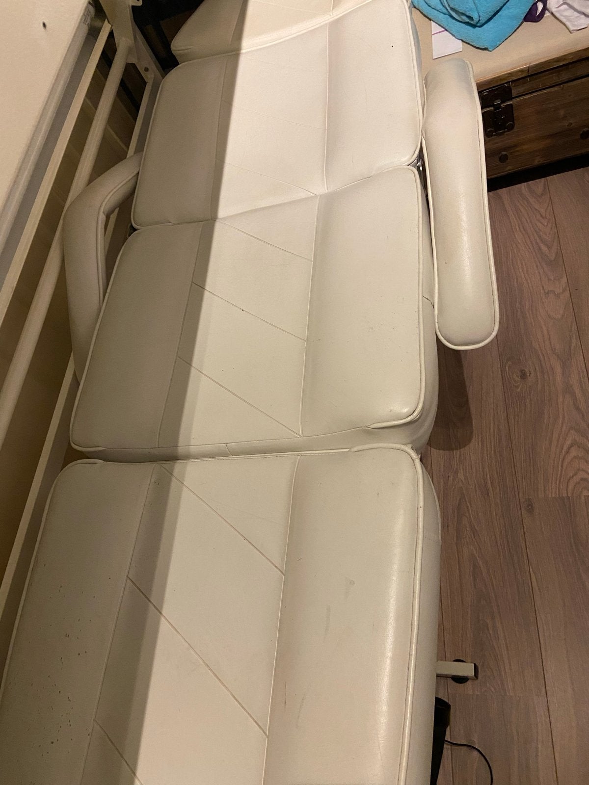 Schoonheidsbehandelings stoel, Ophalen, Gebruikt, Overige kleuren, Leer