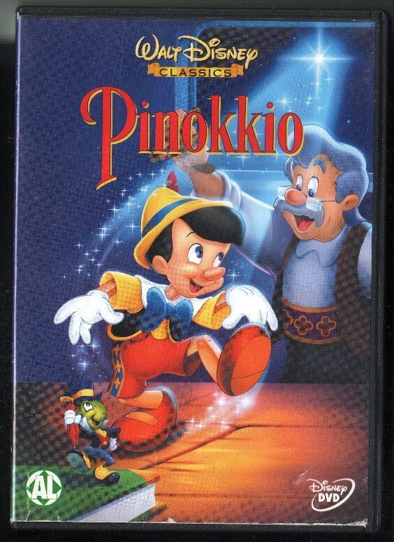 Pinokkio, DISNEY. DVD. NL audio+subs!, Gebruikt, Tekenfilm, Nederlands, Italiaans