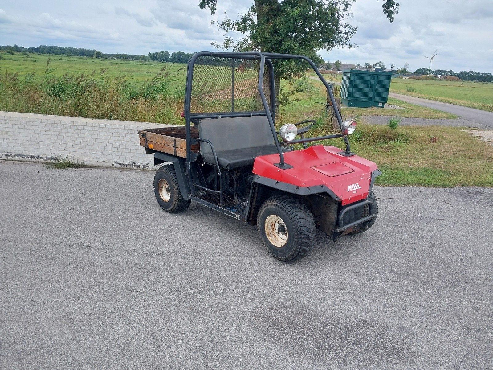kawasaki mule 1000, Ophalen