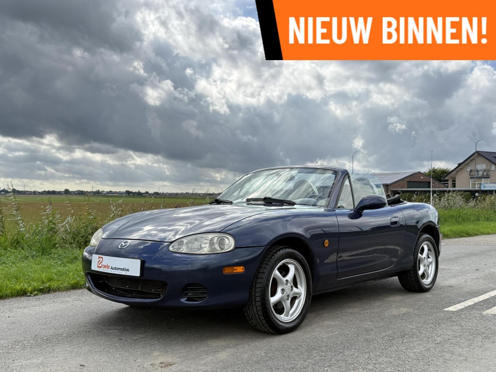 Mazda MX-5 1.6i NB-FL / Nwe APK / Distributie V.V., Auto's, Mazda, Achterwielaandrijving, 4 cilinders, Cabriolet, Blauw