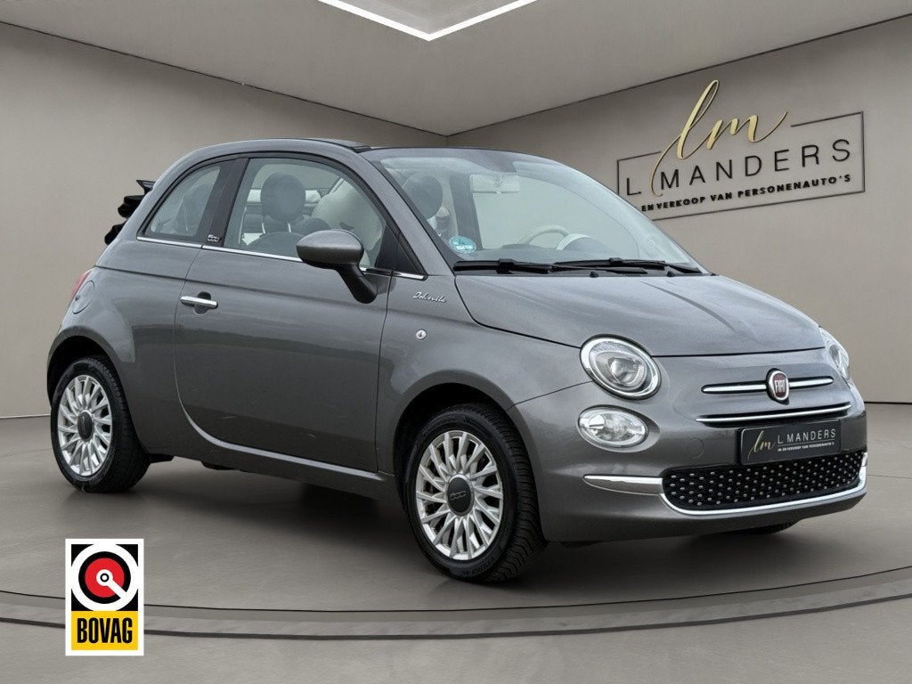 Fiat 500C 1.0 Hybrid Dolcevita 2022 GRIJS | Cabriolet | Lede, Auto's, Fiat, Bedrijf, Te koop, 500C, ABS, Airbags, Airconditioning