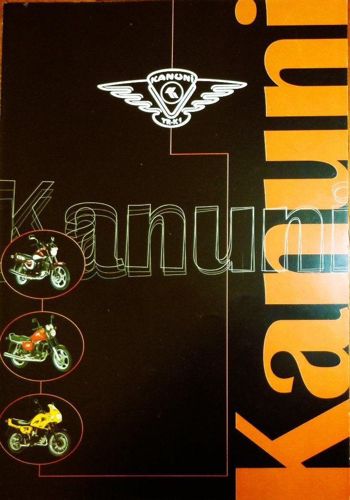 Folder Kanuni- MZ 1997 Turkse MZ productie, Ophalen of Verzenden, Overige merken