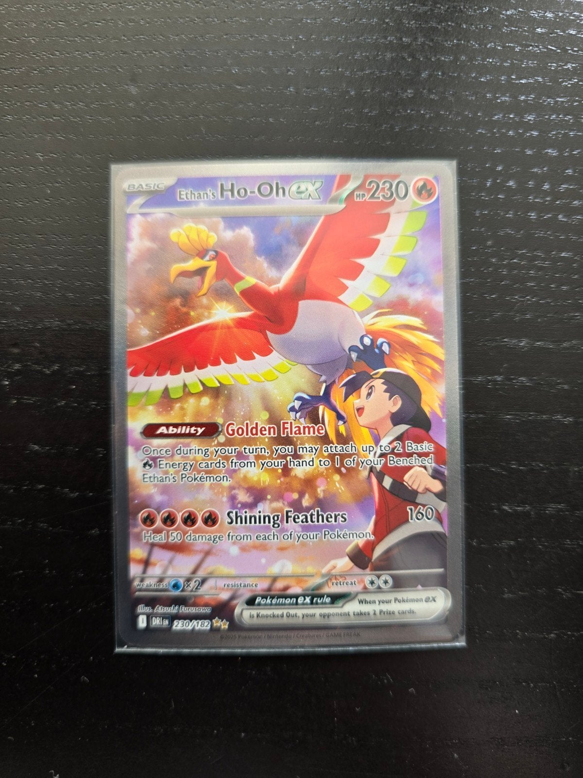 Ethan's Ho-Oh ex 230/182 Pokémon kaart, Ophalen of Verzenden, Nieuw