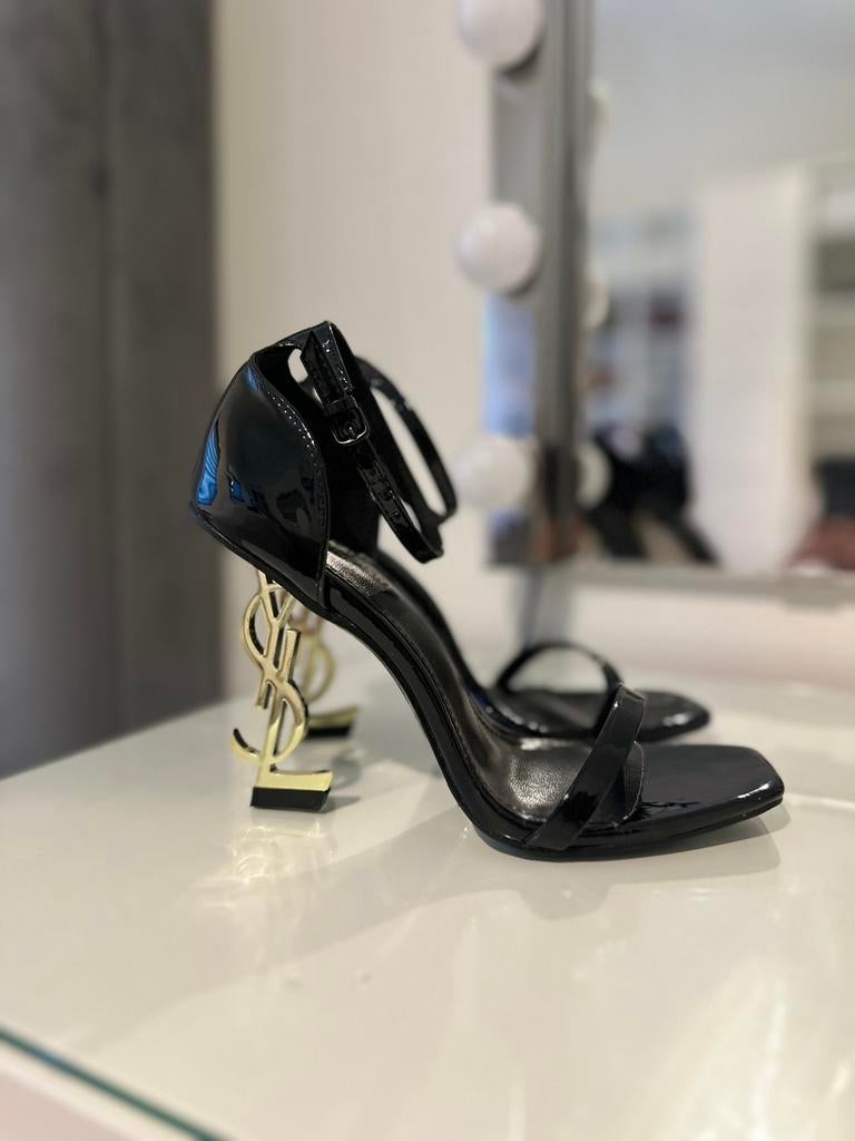 Opyum hakken, Zwart, Nieuw, Sandalen of Muiltjes, Ophalen of Verzenden