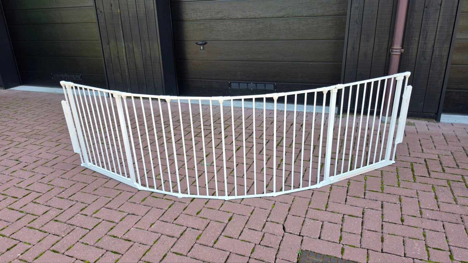 BabyDan flex dubbel trap of Veiligheidshekje - Wit, Kinderen en Baby's, Ophalen, Gebruikt, Metaal of IJzer, 115 cm of meer