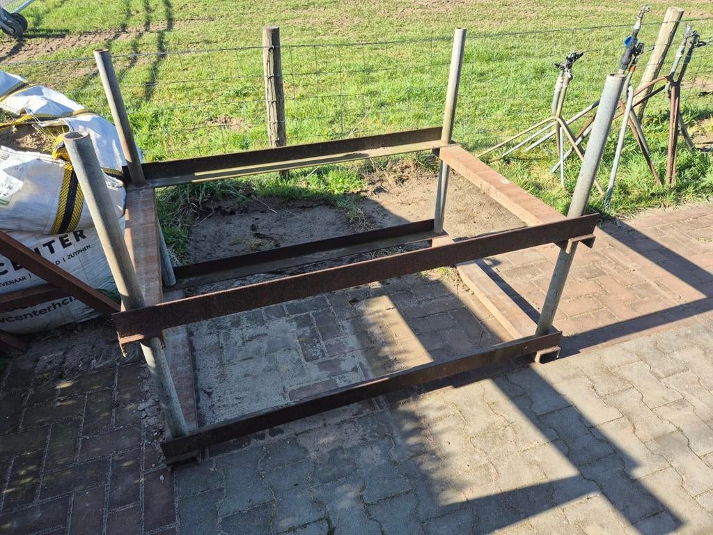 Stapelbok, opslagbok steigerplanken,steigerbuizen, Ophalen, Gevelsteiger, 5 meter of hoger