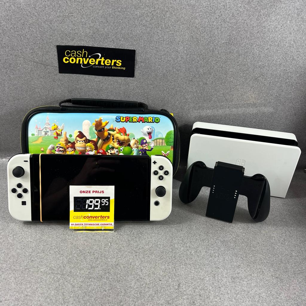 Nintendo Switch OLED console | compleet met acc | 405004, Switch OLED, Gebruikt, Ophalen of Verzenden, Met 1 controller