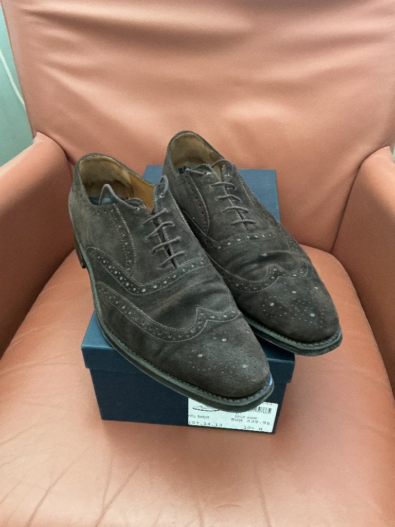 Schoenen van Bommel suede maat 45 / 10 +, Bruin, Ophalen of Verzenden, Zo goed als nieuw, Van Bommel