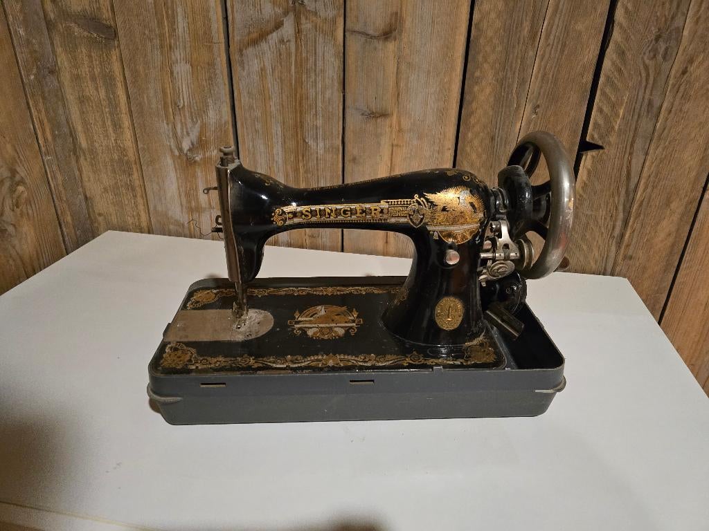 Antieke Singer naaimachine, Antiek en Kunst, Ophalen