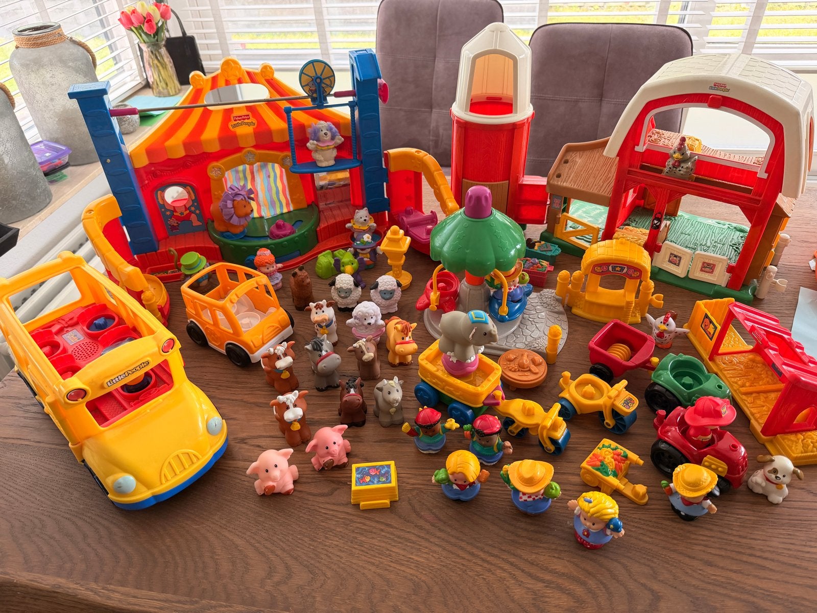 Grote Fisher-Price Little People speelset, Kinderen en Baby's, Speelgoed | Overig, Ophalen of Verzenden, Gebruikt, Jongen of Meisje