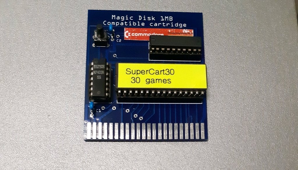 C64 SuperCart30 Cartridge, Computers en Software, Vintage Computers, Verzenden, Commodore