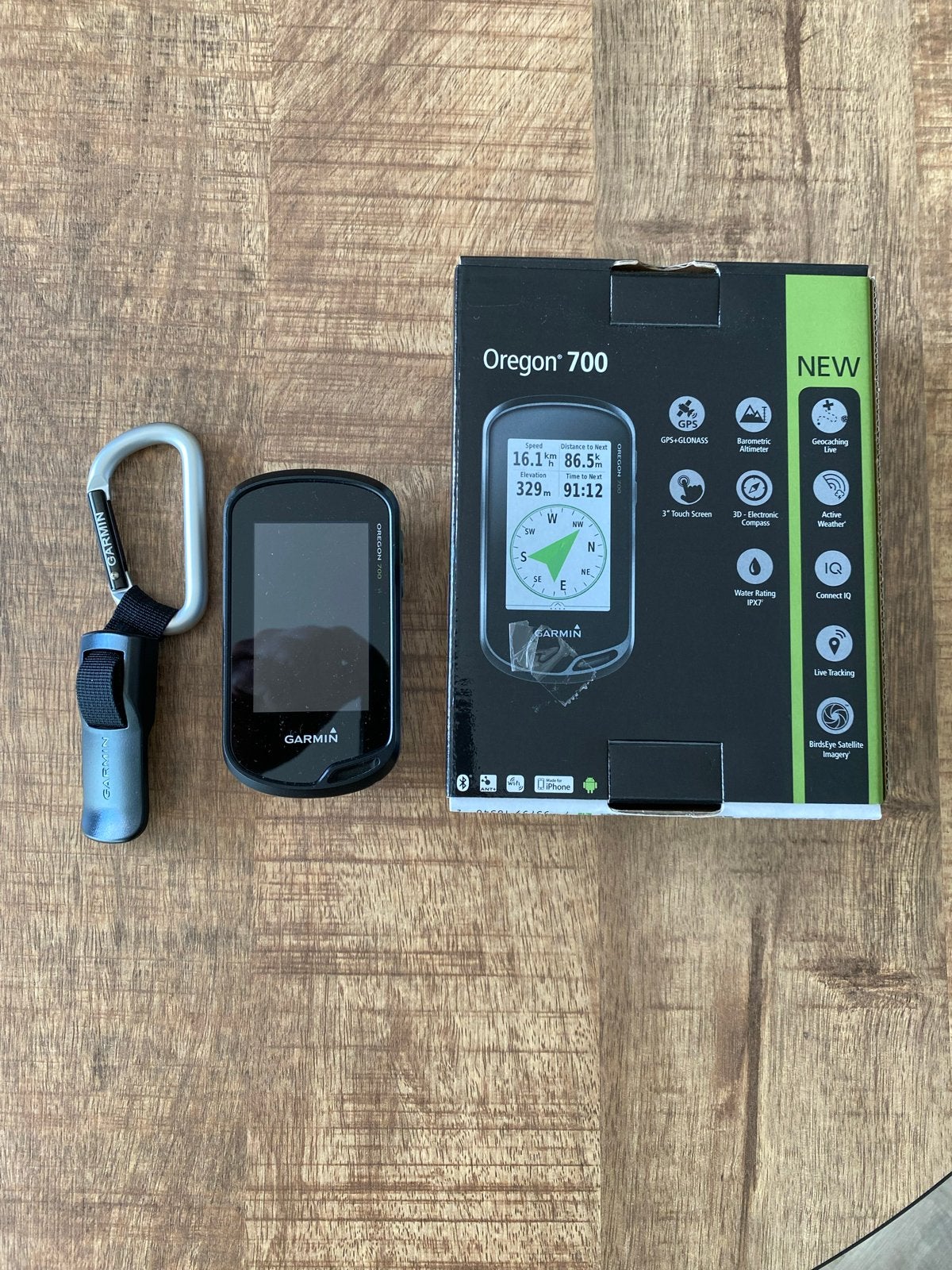 Garmin Oregon 700 GPs, Ophalen, Zo goed als nieuw