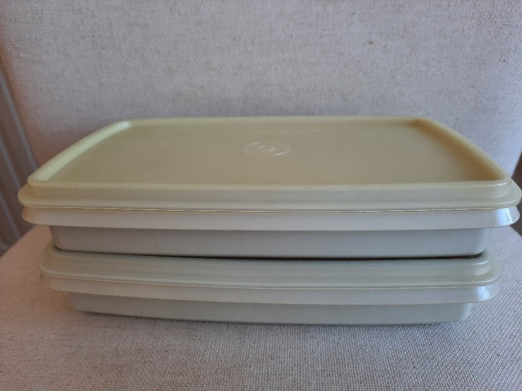 TUPPERWARE vleeswaar doosjes - 2 stuks -, Ophalen of Verzenden, Nieuw, Overige typen