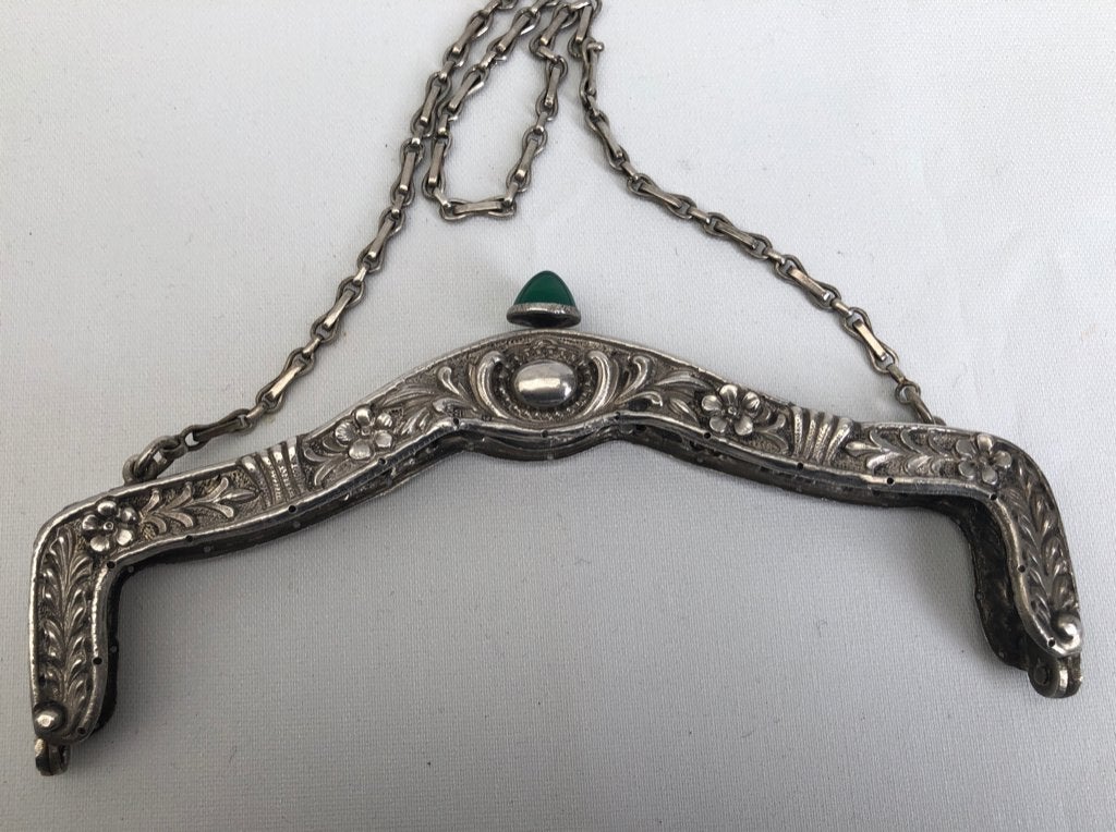 Antieke zilveren Tasbeugel - 63 Gram, Ophalen of Verzenden, Zilver