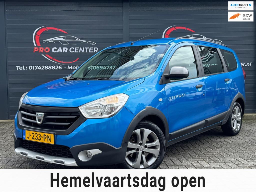 Dacia Lodgy 1.2 TCe Stepway 7p.AIRCO|CRUISE|NAVI|PDC|EL.RAME, Auto's, Dacia, Bedrijf, Te koop, Lodgy, ABS, Airbags, Airconditioning