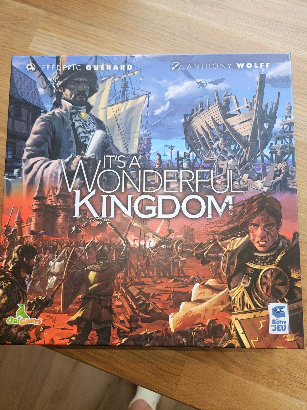 It's a Wonderful Kingdom Bordspel - Zo goed als nieuw, Een of twee spelers, Ophalen of Verzenden, Zo goed als nieuw, Origames
